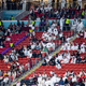 Looks like a whole bunch of Qatar fans left early during their 2-0 loss to Ecuador.